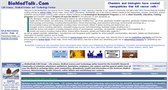 Desktop Screenshot of biomedtalk.com